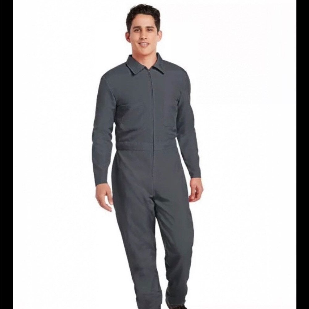 Gray Coverall Jumpsuit small/medium 40/42